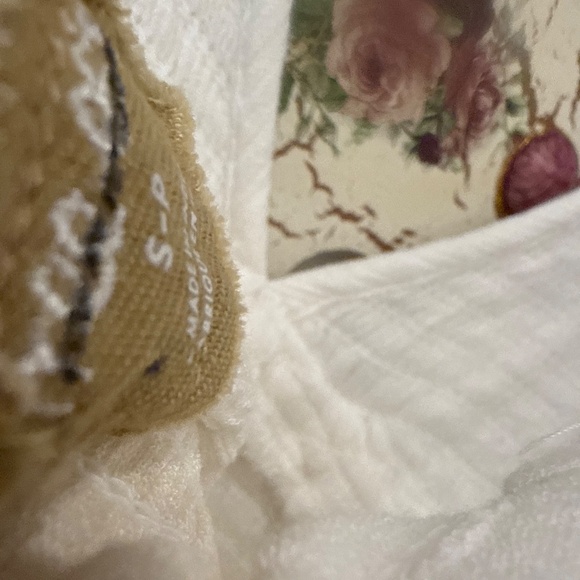 NWOT Free People Fun In The Sun Maxi Dress Smocked Top Tiered Hem Ivory White - Picture 5 of 9